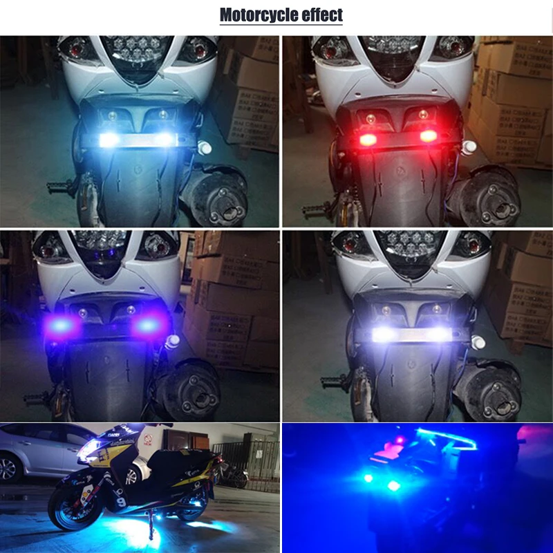자동차 LED 섀시 조명, 지프 SUV 오프로드용, 언더바디 LED 분위기 조명, 장식 램프, 외부 장식 락 라이트, 2/4 개