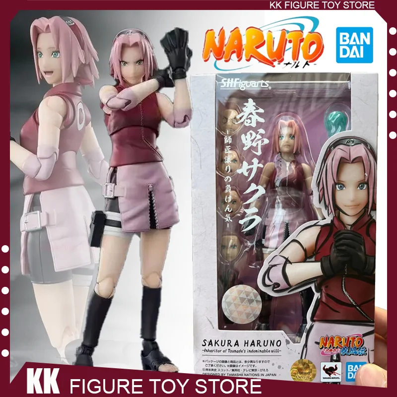 

Original Naruto S.H.Figuarts Shf Haruno Sakura Anime Action Figure Collection Statue Model Doll Decoration Birthday Gift For Kid