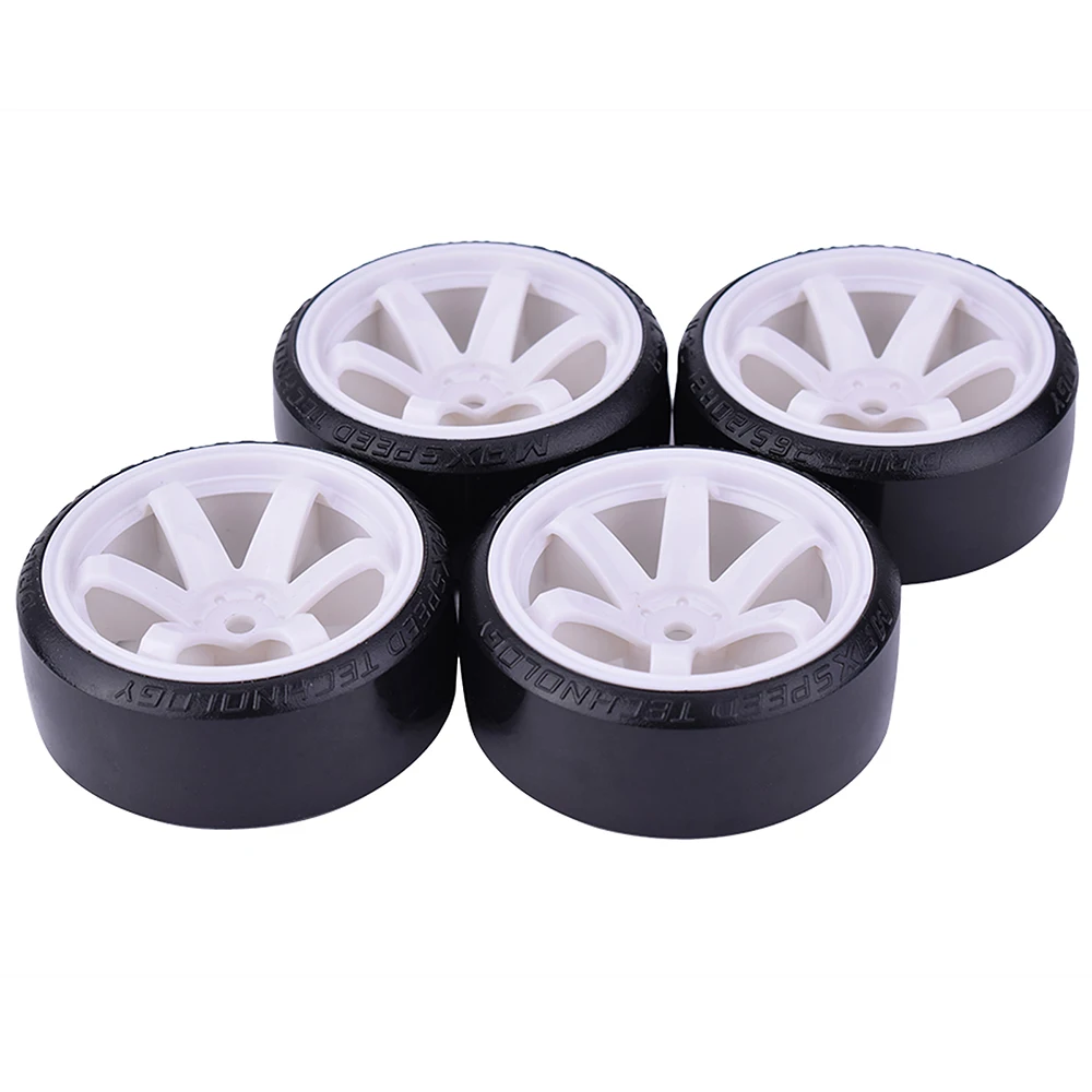 4PCS 1/10 RC Drift Cars Wheel Hub Hard Pattern Tyre for 1:10 HSP Redcat Wltoys WPL Tamiya Traxxas RC Drift Car Accessories Toys S6aebd451e03d40fa904ac8380b944be4P