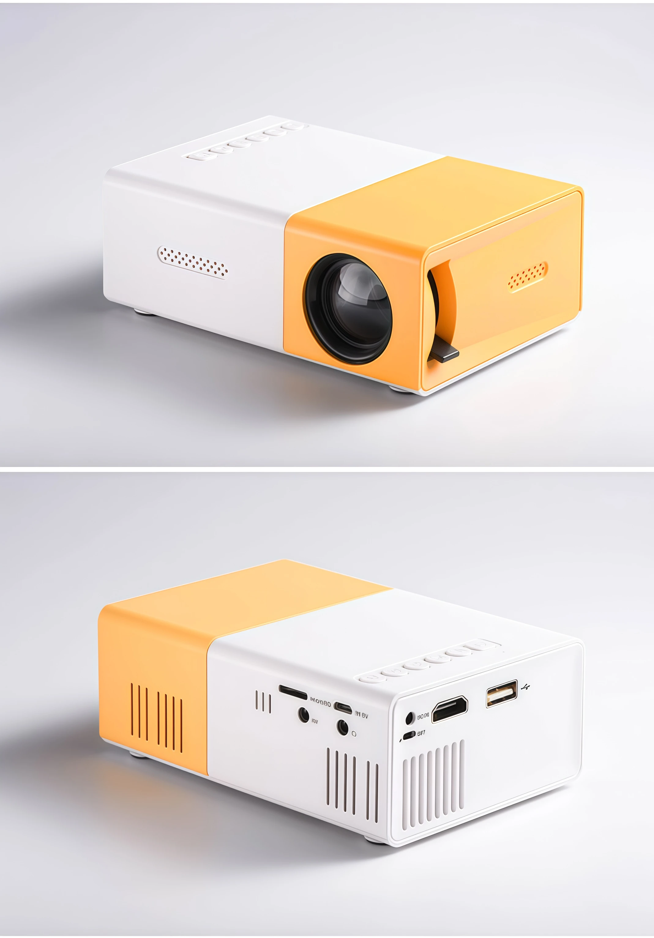 Mini Portable For Cartoon Outdoor LED Pico Movie Projector for Home Theater Kids