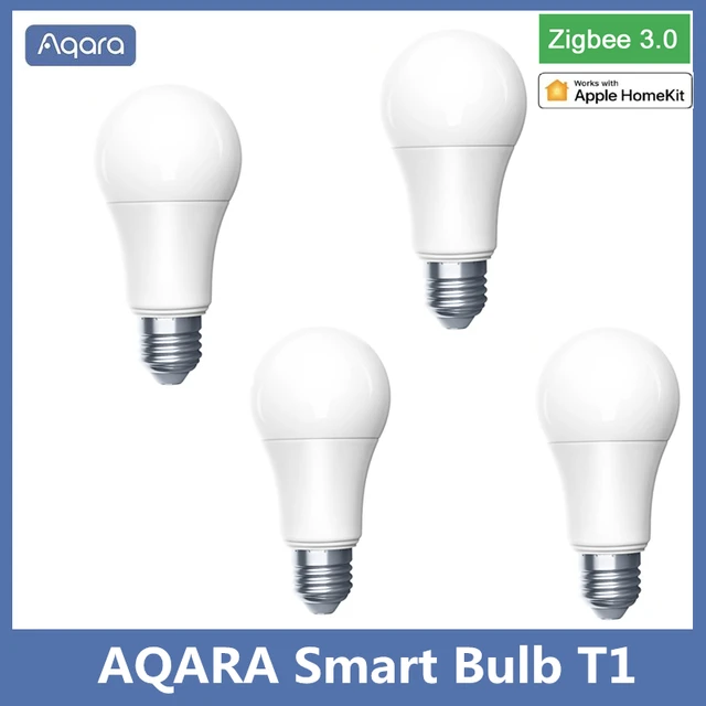 Bombilla LED original Xiaomi Youpin Aqara 9W E27 2700K-6500K 806LM, control  de la aplicación HomeKit (blanco)