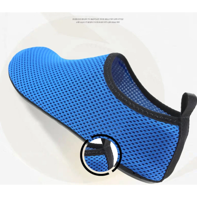 Quick-Drying Unisex Outdoor Beach Sandals Soft Flats Barefoot Non-Slip Shoes Slippers Summer Swimming Water Breathable Shoes
