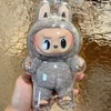 Protective Acrylic Case Transparent Portable Cable Organizer Box  Storage Case  Plush Dolls Display Bag for labubu V1 V2 outfit 2