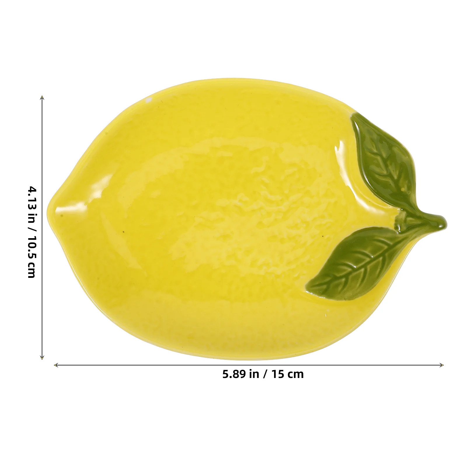 4 Pcs Lemon Tableware Exquisite Ceramic Dessert Bowl Kitchen Utensil Creative Food Serving Fruit Salad Sweet
