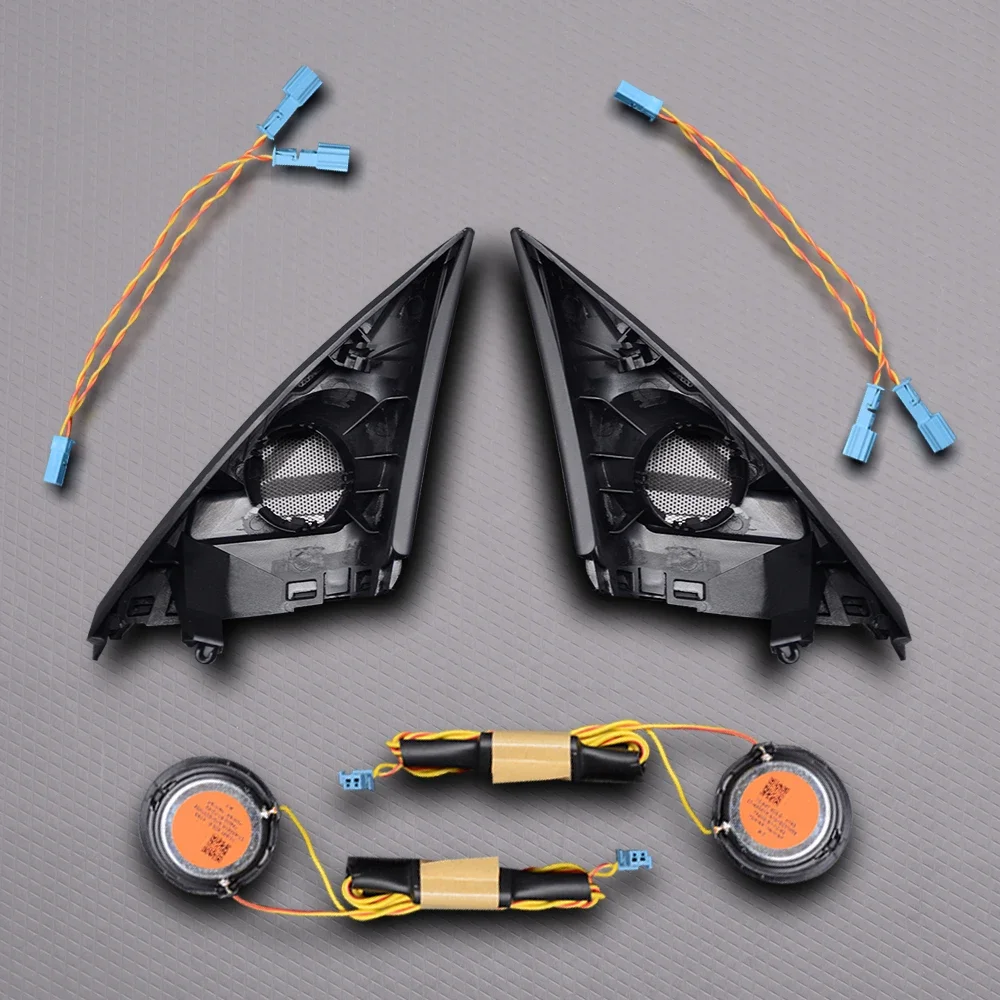 Stereo Speaker Tweeter Audio Speakers Kit Door Speaker Covers Front Door Speaker For Bmw F34 3Gt 3 Series Auto Tweeter Cover Treble Trumpet Horn Loudspeaker Hi-fi Music Stereo Upgrade Case