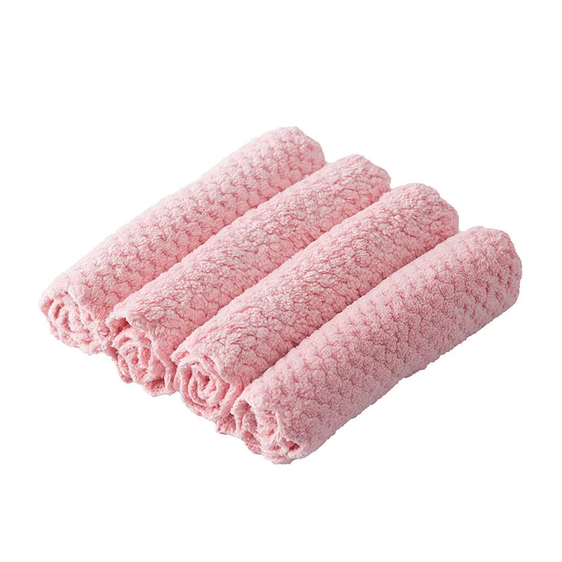 Soft Microfiber Kitchen Towels Dish Cloth Anti-grease Wipping Rags Non Stick Oil Household Cleaning Towel kitchen towel microfiber dish cloths cleaning cloth microfiber towel microfiber wash towel dish cleaning cloth microfiber dish cloth towel cleaning cloth dish cloth