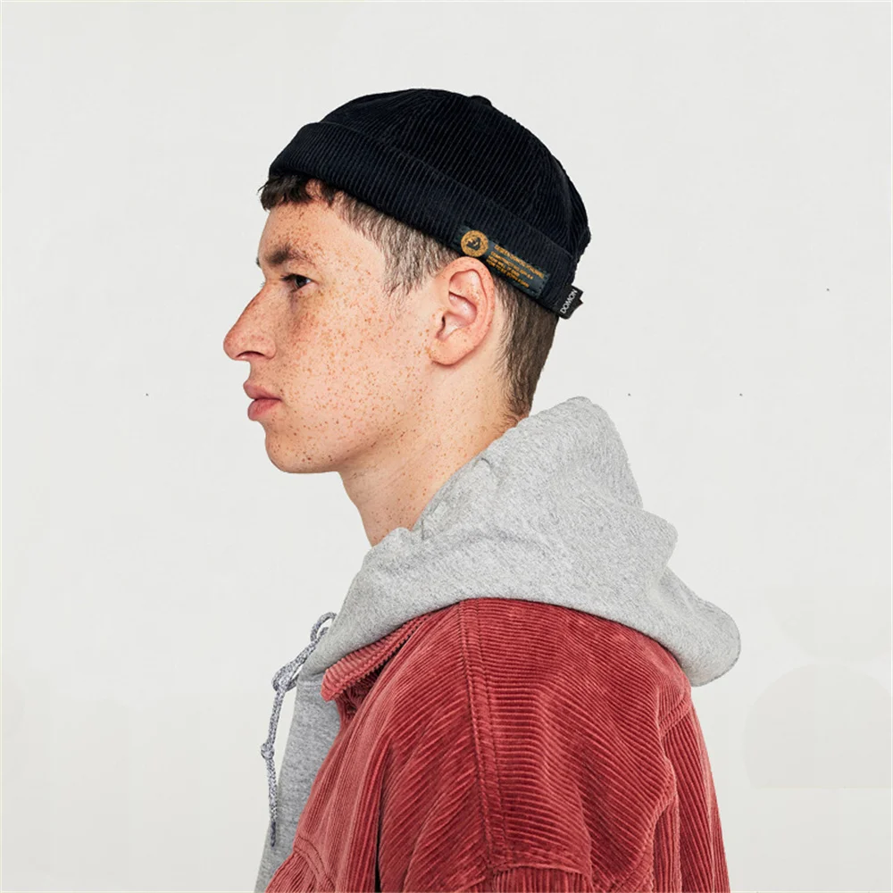 Cappello Uomo Invernale Visiera Berretto Docker Uomo Cotone 100