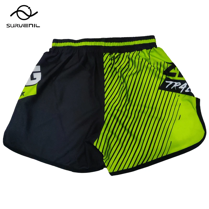 Pantaloncini da boxe tailandesi stampa MMA Muay Thai pantaloncini da uomo economici Sanda Kickboxing pantaloni bambini donne arti marziali Grappling Fight Wear