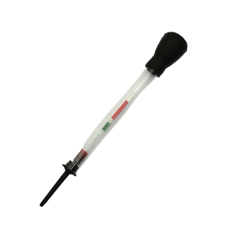 Battery Hydrometer Tester High Precision 0.005 Rubber Suction Type Electro-hydraulic Density Meter Acid Electrolyte Test
