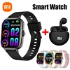 Xiaomi Smart Watch 2025 Android Gift Bluetooth Call Smartwatch 2024 Touch Dial Music Fitness Tracker Sports Watches + Earphone 1