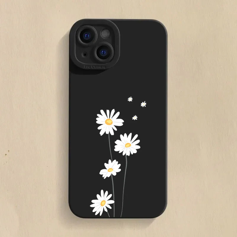 Pink Cherry Blossom Silicone Soft Phone Case
