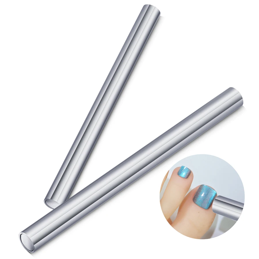 1Pc Strong Magnetic Rod Per Cat Eye Gel Polish Nail Magnet Tool Penna Magnetica A Doppia Testa Magnet Stick 3D Magnetic Cat Eye Gel Poli