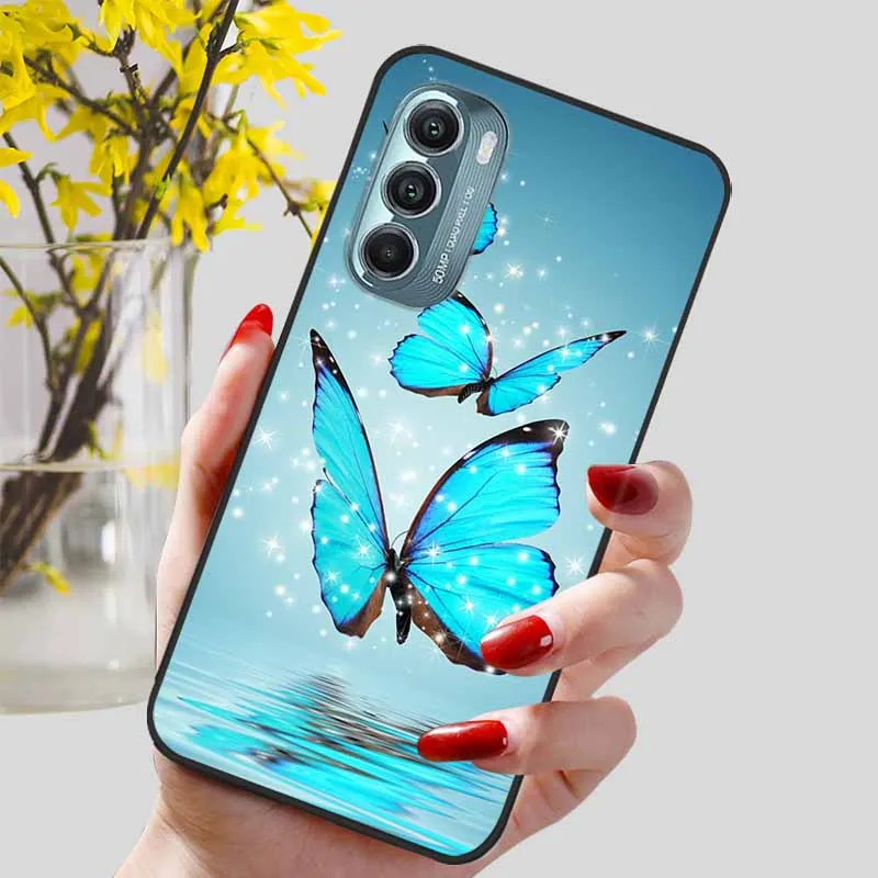 Elegant Black TPU Silicone Phone Cover - Fashion Luxury Cute Protector with Soft Bumper Design