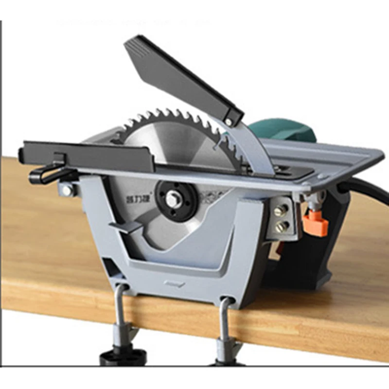 DF NEW 8 inch Woodworking Portable Household Radio Saw 220V/2200W Portable Flip-Chip Circular Saw Cutting And Slotting Machine