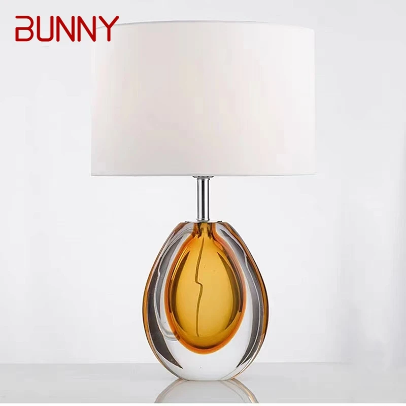 

BUNNY Nordic Modern Glaze Table Lamp Fashionable Art Iiving Room Bedroom Hotel LED Personality Originality Desk Light