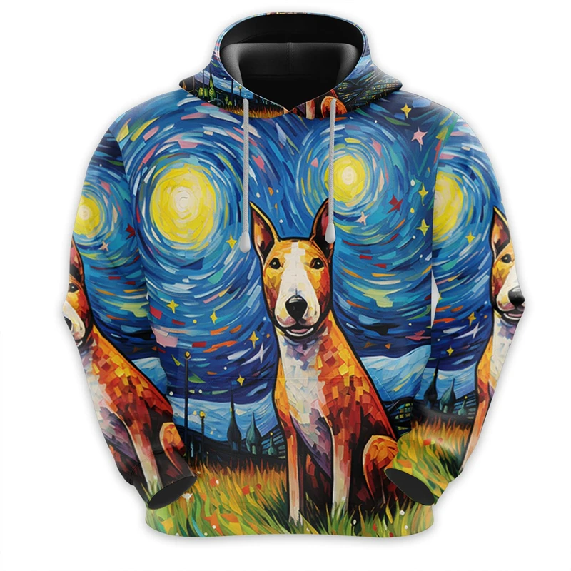 thumbnail image 1 of Sudadera con capucha con estampado 3D de perro y arte de grafiti para hombre, ropa divertida, sudaderas con capucha de husky, labrador y corgi, diseño lindo, sudadera con capucha unisex Y2k, 1 of 4