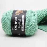 100g Yak Wool Yarn Advanced Wool Soft Warmth Skin Friendly Natural for Hand Knitting Scarves Sweaters Hats Coats Bags Socks 2