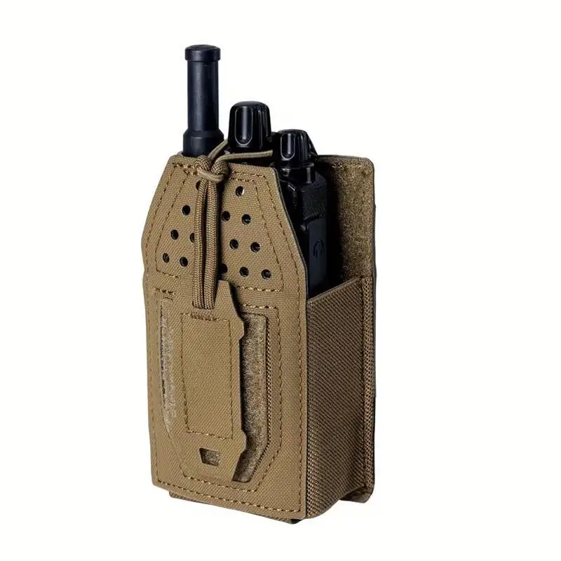 1 Stück Taktische Walkie-Talkie-Tasche Nylon Molle Funkgeräte-Tasche Tragbare Outdoor-Jagd-Sport-Telefonhalterung Interphone-Holster – Detail 28