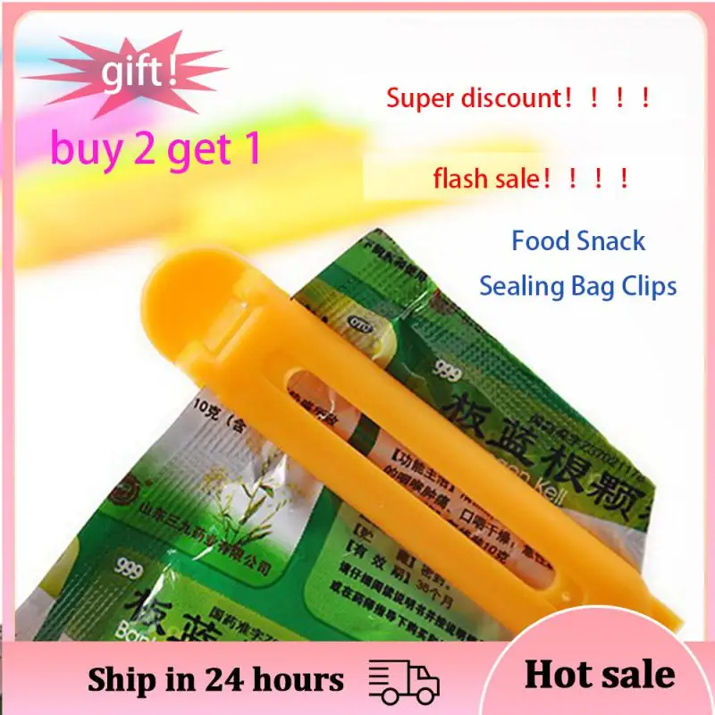 Portable Kitchen Storage Food Snack Seal Sealing Bag Clips Sealer Clamp