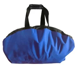 Waterproof Beach Changing Mat and Carrying Bag with Shoulder Straps (130cm Blue)