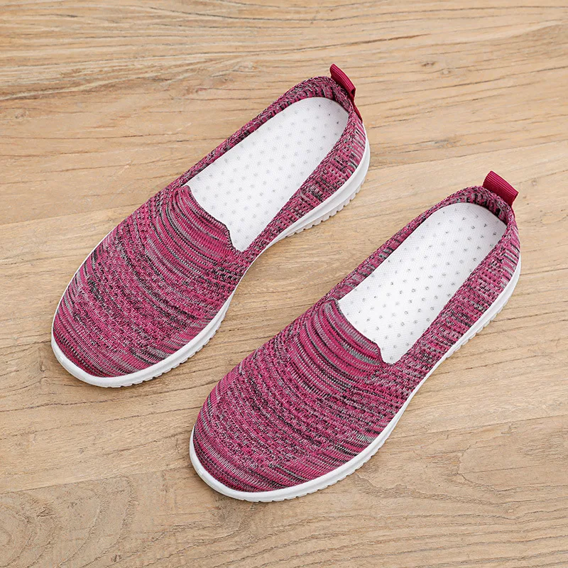 2023 Spring/Summer New Fashion Breathable Flat Bottom Casual Single Shoe Mesh Versatile Comfortable Casual Work Driving