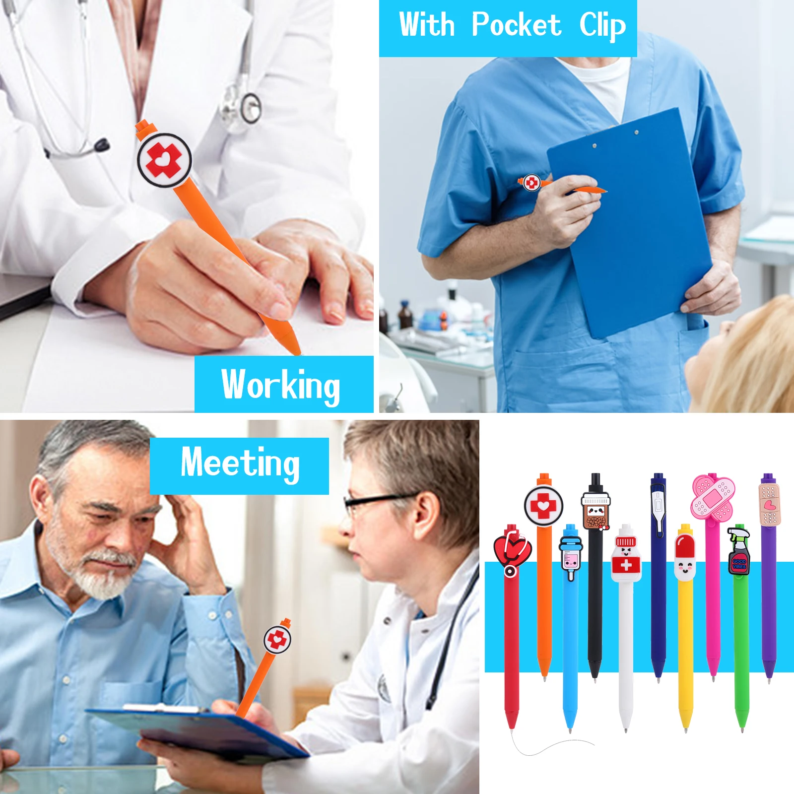 Cute Nurse Pen Set 4