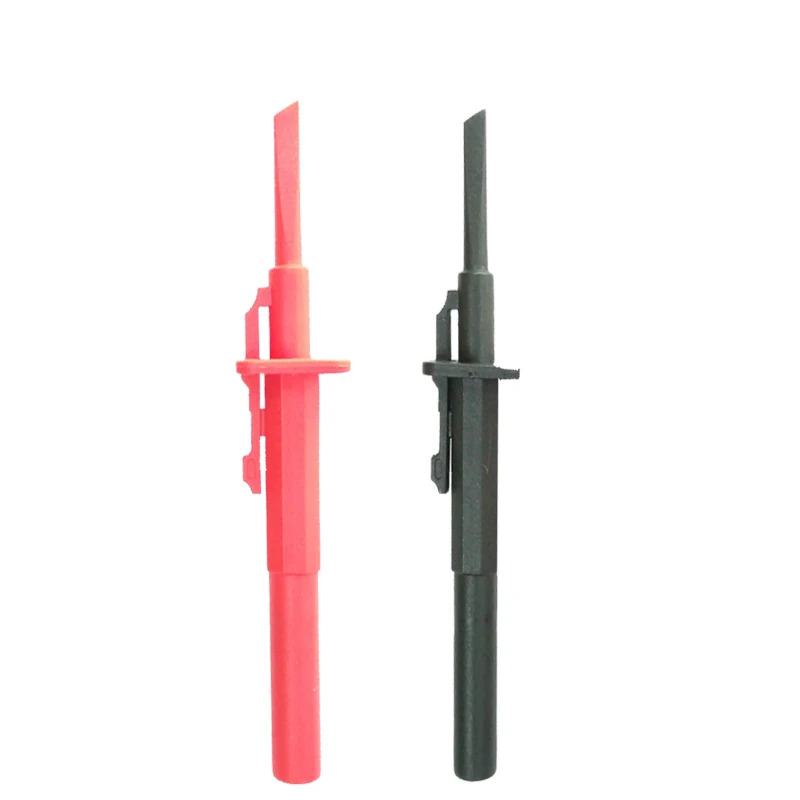 

Multimeter Probes Silicone 4Mm Banana Socket Quick Test Hook Clamp Spring Damage