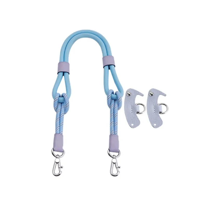 Long Woven Rope Bag Straps And Punch-Free Buckle Set For Longchamp Single Shoulder Handle Bag DIY Modification Accessories