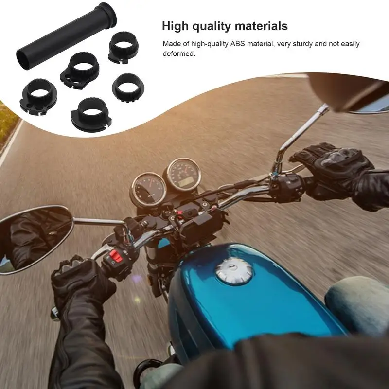 

Motorcycle Anti-Slip Handlebar Handle Grip Cover Ergonomic Motorcycle Control Grips Throttle Core And Buckle Motorcycle Grips