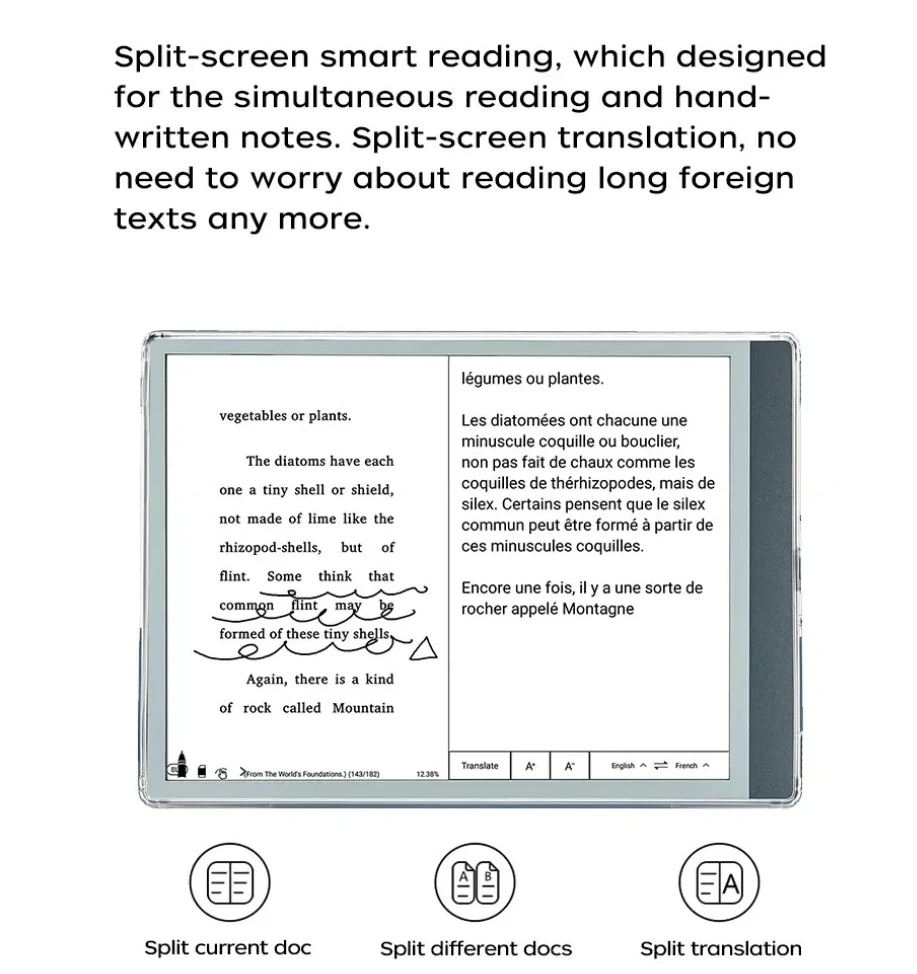 Original MEEBOOK M103 Ebook Reader android 11 10.3 Inche Reader Support Google Play TF Card and Pen Handwriting e reader