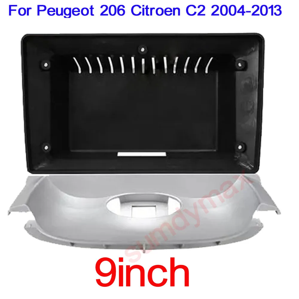 

Рама Автомобильная для Peugeot 206 Citroen C2 2004-2013, 9 дюймов, 1din