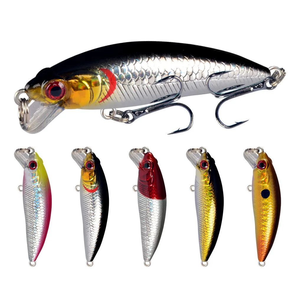 

Fishing Lures1pcs Trout Lure 6cm 5.5g Minnow Bait Fly Fishing Carp Fishing Pesca Lure Crankbait for Fishing