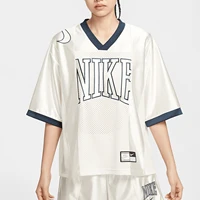 Nike officiel véritable 2025 été femmes imprimé maille respirant col en v manches courtes HJ0281-133 1