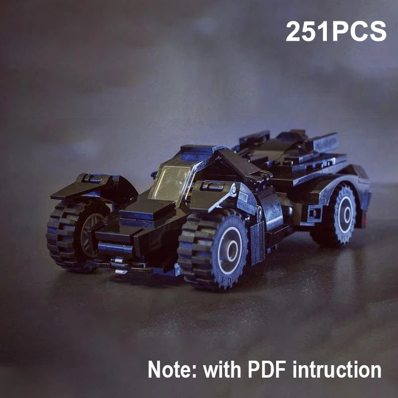 thumbnail image 1 of MOC Batmobile Tank Tumbler Set Bloques de construcción de autos deportivos Modelo de vehículo de carreras de murciélagos Ladrillos Rompecabezas Juguetes Regalos para niños, 1 of 5