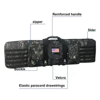 81 97 106 122cm Tactical Gun Bag Double Rifle Case  Molle Rifle Bag Sniper Airsoft Gun Case Backpack Hunting Gun Holster 2