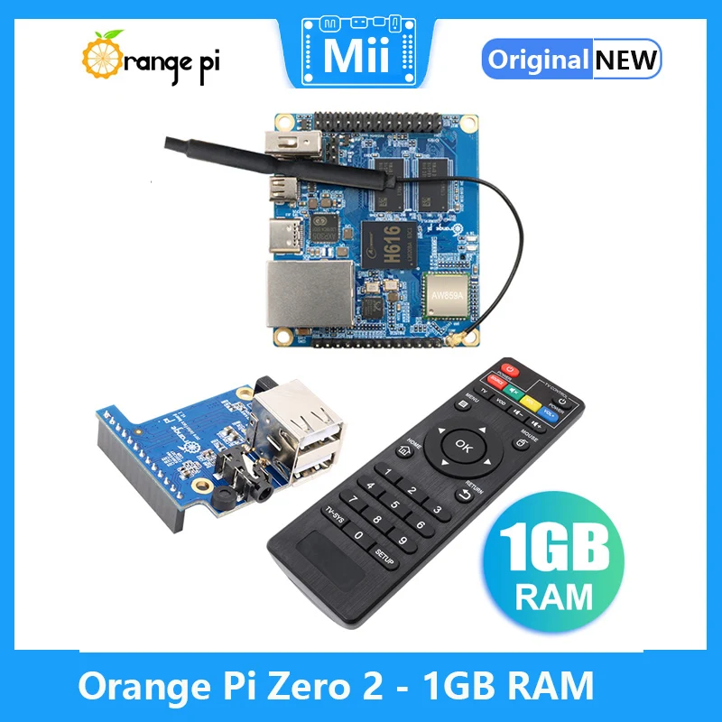 

Orange Pi Zero 2 1 Гб + плата расширения + ИК-пульт дистанционного управления, работает на Android 10,Ubuntu,Debian OS
