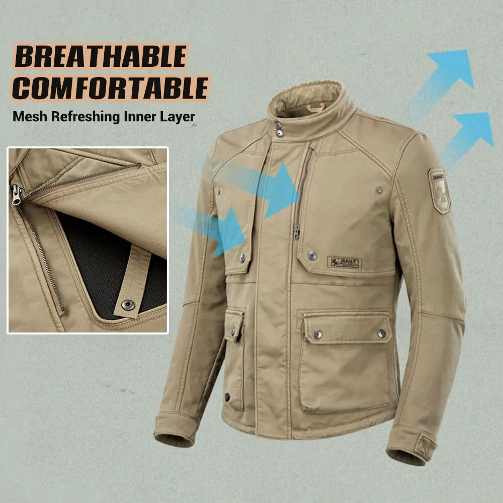 Motorcycle Jackets Waterproof Wear-resisting Breathable Motocross Riding Clothes CE Certified Protective Equipment