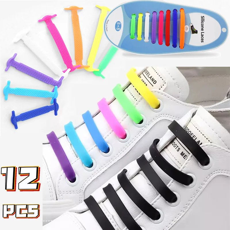 

Silicone Lazy Versatile Elastic Shoelaces Popular H-shaped High Elasticity Shoelace Shoe Accessory Soft Non Fragile Originality