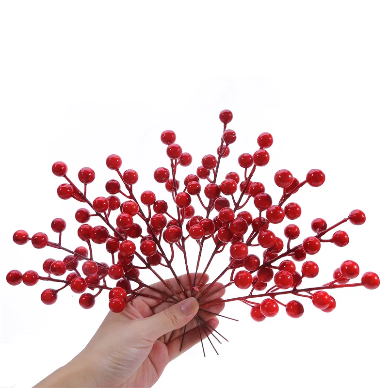 1pc-4.3Inch Artificial Pine Branches With Red Berries - For Christmas Table  Decoration, Wreath Ornament, DIY Craft And Gift, Scene Decor, Festivals  Decor, Room Decor, Home Decor, Corridors Decor, Window Decor, Offices Decor