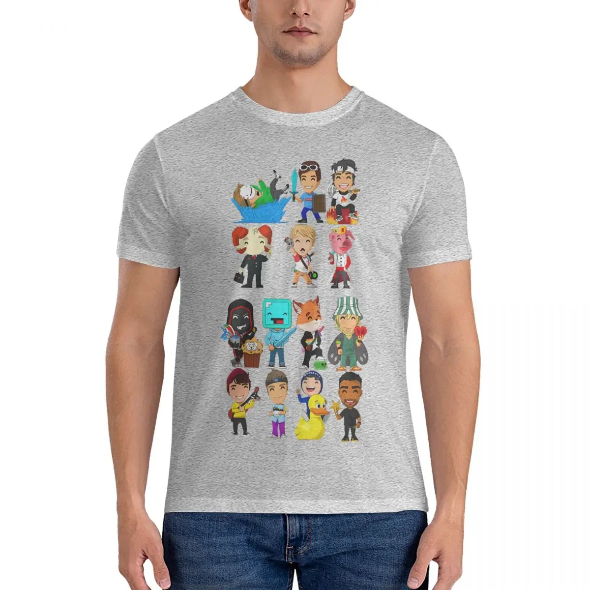 

Футболка мужская с коротким рукавом и круглым вырезом, х/б