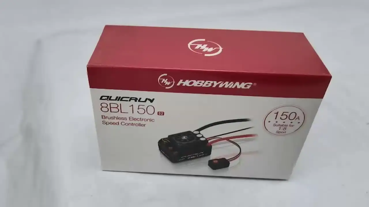 Contrôleur ESC Brushless 150A étanche - Pour Voiture RC 1/8 - Neuf (défauts Mineurs Possibles)