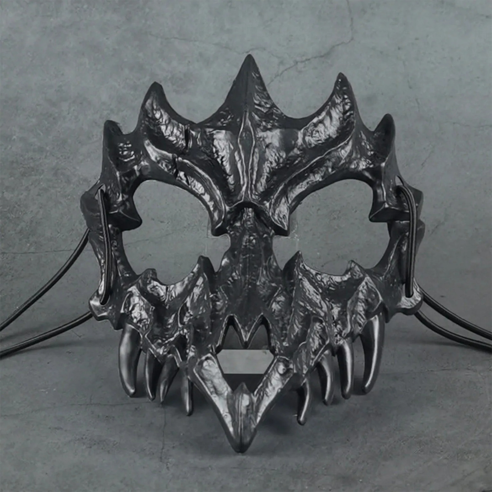 Japanese Tiger Half Mask - Resin Skull Horror Mask For Halloween & Cosplay