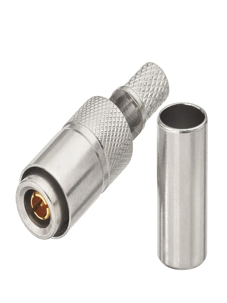75ohm Male Crimp Solder DIN Connector for 6G SDI Video Camera Cable