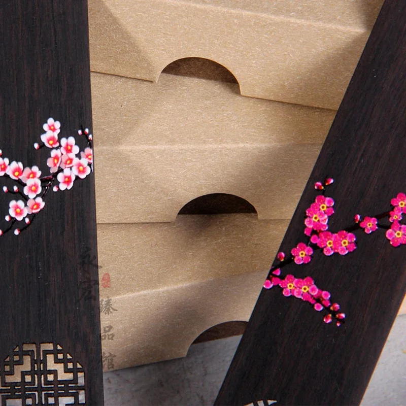 Wooden Bookmark Bookmarks Stationery Supplies Creative Painted Carved Plum Blossom Butterfly Wooden Bookmark School Gift Reading Accessories Supplies Chinese Style Book Clip