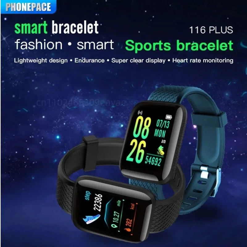 Fitness Tracker Bracelet Smart Color Screen Health Reminders Exercise Step Counting Intelligent Information Notifications
