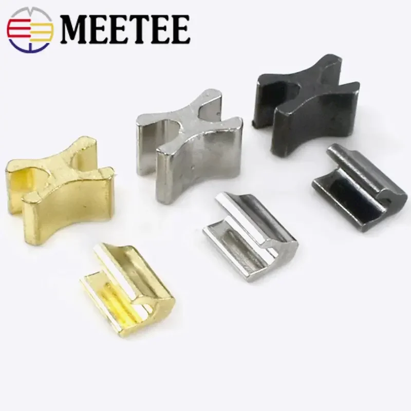 

50/100Pcs 3# 5# 8# U Stopper Non-slip Buckles Metal Zipper Repair for Bag Handbag Zip Upper and Lower Stop End Lock Accessories