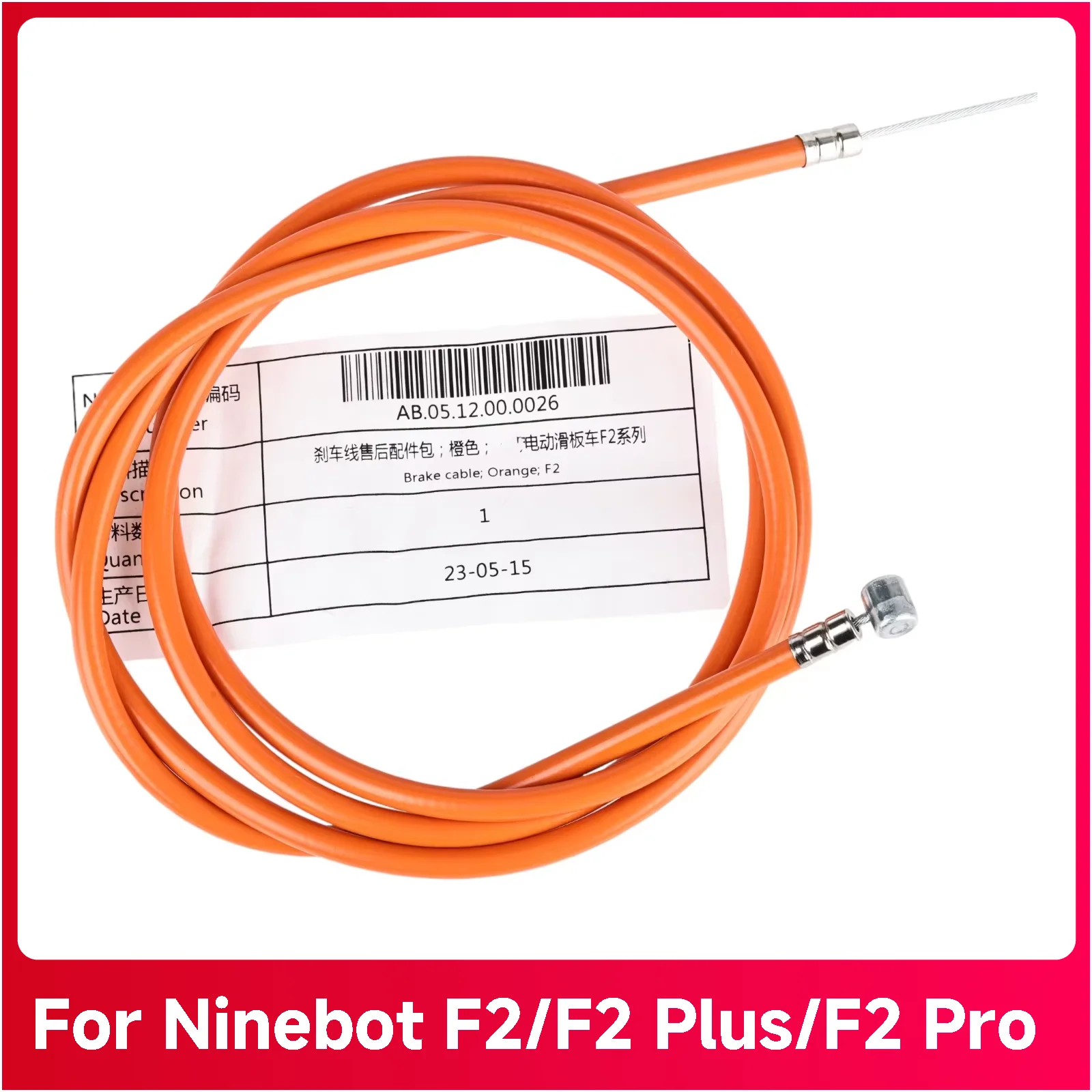 Original Bremskabel Für Ninebot KickScooter F2 /F2 Plus /F2 Pro Elektrische Roller Scheibenbremse Draht Teile