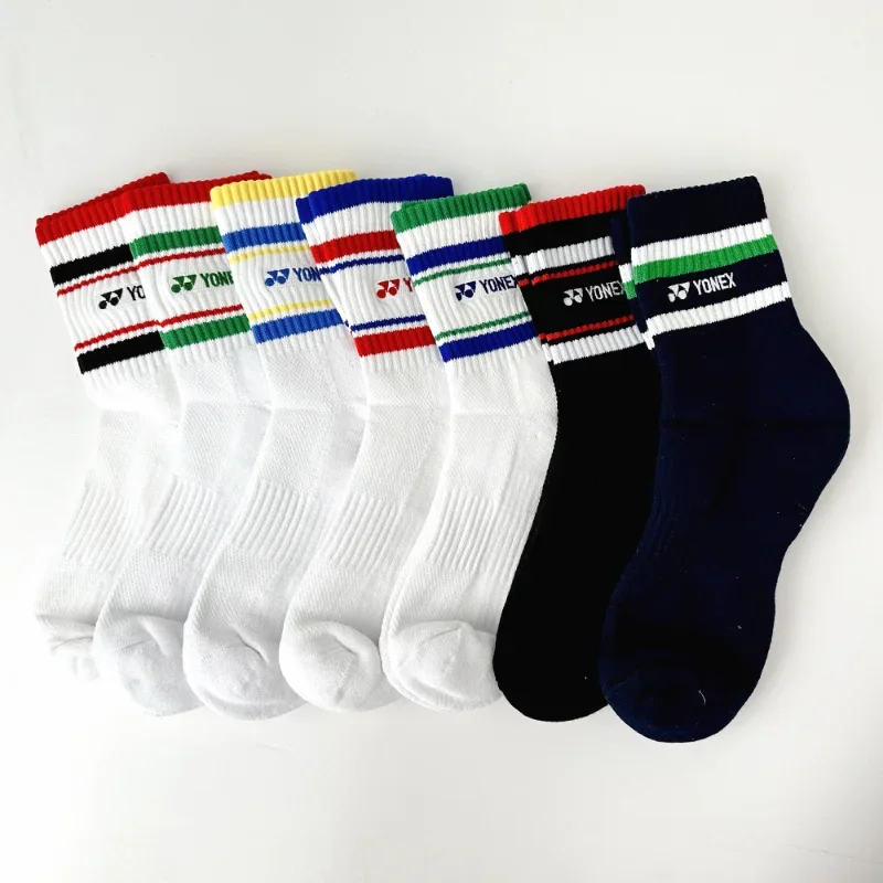 YONEX Badminton Socks Anniversary 19028 Thickened Towel Bottom Sports Socks Absorb Sweat And Deodorize Fitness Running