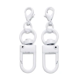 Colorful Alloy Snap Lobster Clasp Hooks for DIY Accessories and Crafts Wholesale (White)