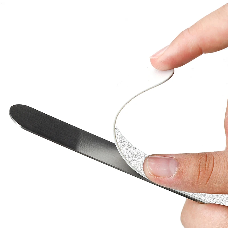 50 Stücke/100 Stücke Grau Abnehmbare Pads Mit Metallgriff Ersatz Schleifpapier Nagelfeile 100/180 Für Maniküre Schwielen entferner Puffer – Detail 8